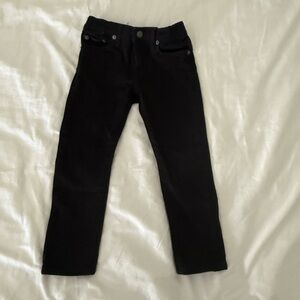 Polo Kids Black Stretch Pants